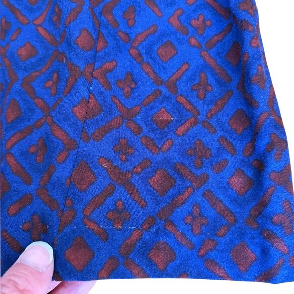 Scarlett Vintage Wrap Maxi Dress Artsy Boho Lagenlook Floral Sleeveless Size 10 - Picture 10 of 11